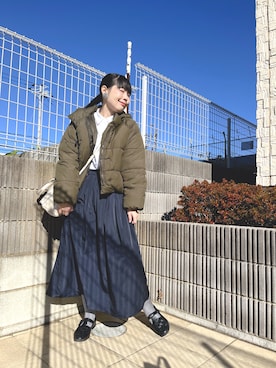 「natural couture（ナチュラルクチュール）のアイテム」を使った、ぷーさん（レディース・159cm）の冬コーディネート