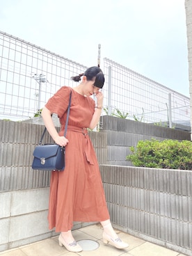 「Zatchels（ザッチェルズ）のアイテム」を使った、ぷーさん（レディース・159cm）の夏コーディネート