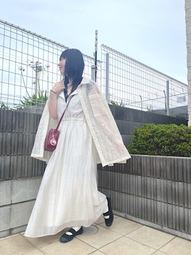 「KBF（ケイビーエフ）のアイテム」を使った、ぷーさん（レディース・159cm）の夏コーディネート