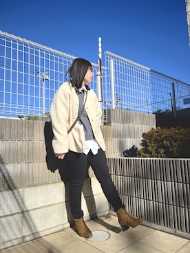 「And A（アンドエー）のアイテム」を使った、ぷーさん（レディース・159cm）の冬コーディネート