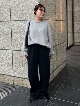 「アイテム（スウェットパンツ）」を使った、moneさん（レディース・152cm・20代）の秋コーディネート