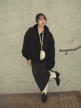 moneさん（レディース・152cm）の冬コーディネート