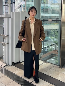 「アイテム（ジャケット/アウター）」を使った、moneさん（レディース・152cm）の秋コーディネート