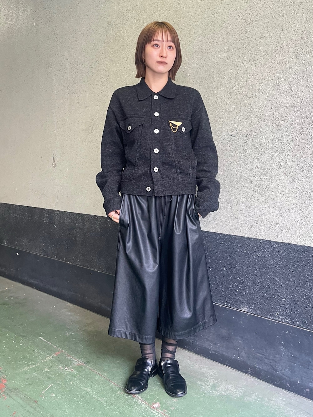 CITYSHOP（シティーショップ）の「レザーハーフパンツ（その他パンツ