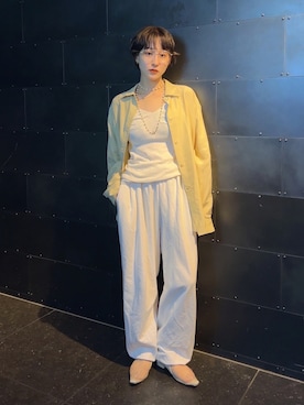 「アイテム（スウェットパンツ）」を使った、moneさん（レディース・152cm・20代）の夏コーディネート