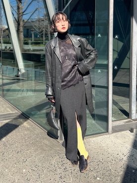 moneさん（レディース・152cm）の冬コーディネート