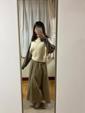「FINAL DECISION（ファイナルディシジョン）のアイテム」を使った、memeさん（レディース・156cm）の冬コーディネート
