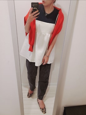 「titivate（ティティベイト）のアイテム（パンプス）」を使った、chii3☆さん（レディース・160cm）の秋コーディネート