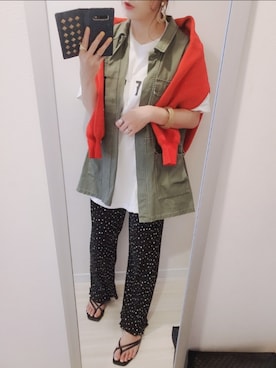 「ドットパンツ」｜chii3☆さん（レディース・160cm）の春コーディネート