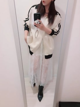 「アイテム（その他アウター）」を使った、chii3☆さん（レディース・160cm）の春コーディネート