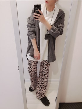 「WC（ダブル シー）のアイテム（スラックス）」を使った、chii3☆さん（レディース・160cm）の秋コーディネート