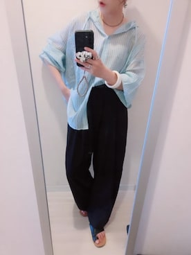 「pocket（ポケット）のアイテム」を使った、chii3☆さん（レディース・160cm）の春コーディネート
