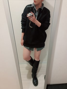 「DISCOAT（ディスコート）のアイテム」を使った、chii3☆さん（レディース・160cm）の秋コーディネート