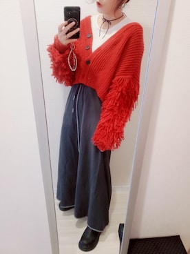 「アイテム（その他トップス）」を使った、chii3☆さん（レディース・160cm）の秋コーディネート