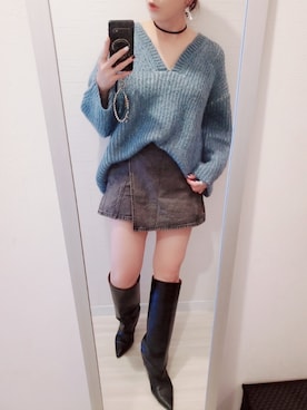 「pocket（ポケット）のアイテム」を使った、chii3☆さん（レディース・160cm）の秋コーディネート