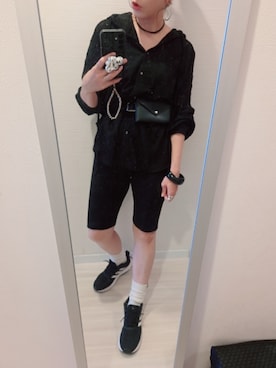 「wee9s（ウィークス）のアイテム」を使った、chii3☆さん（レディース・160cm）の夏コーディネート