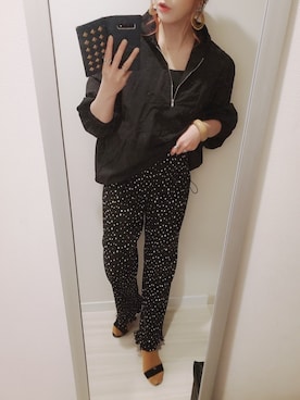 「ドットパンツ」｜chii3☆さん（レディース・160cm）の春コーディネート