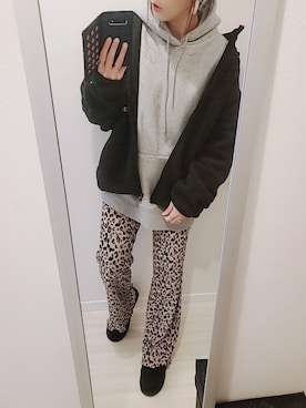 「WC（ダブル シー）のアイテム（スラックス）」を使った、chii3☆さん（レディース・160cm）の冬コーディネート