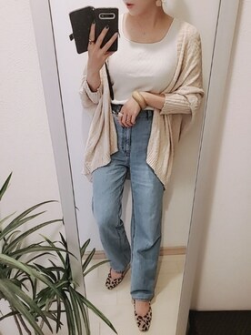 「titivate（ティティベイト）のアイテム（パンプス）」を使った、chii3☆さん（レディース・160cm）の秋コーディネート