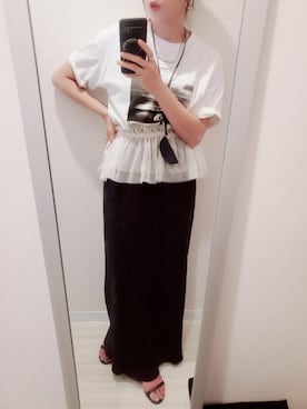 「アイテム（オールインワン・サロペット）」を使った、chii3☆さん（レディース・160cm）の夏コーディネート