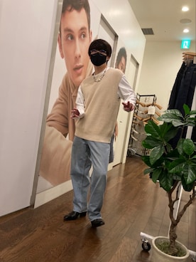 「SAD REBORN DOLLS（サッドリボーンドルズ）のアイテム」を使った、よしひと。さん（メンズ・175cm）の春コーディネート