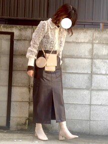 Ameri VINTAGE - Ameri VINTAGE♡LACE POLO SHIRT Ameri（アメリ）の「LACE POLO SHIRT（シャツ/ブラウス）」 - WEAR
