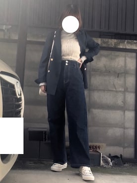 「BEAUTY&YOUTH UNITED ARROWS（ビューティーアンドユースユナイテッドアローズ）のアイテム（ボストンバッグ）」を使った、みいちゃんさん（レディース・158cm）の春コーディネート