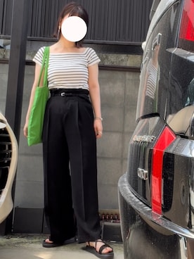 みいちゃんさん（レディース・158cm）の夏コーディネート