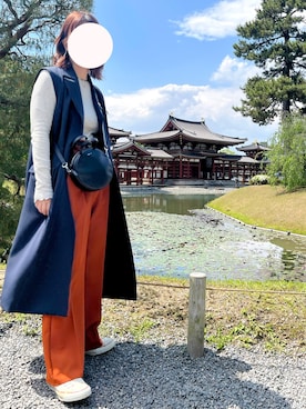 「ごきげんウィーク」｜「アイテム（ハンドバッグ）」を使った、みいちゃんさん（レディース・158cm）の春コーディネート