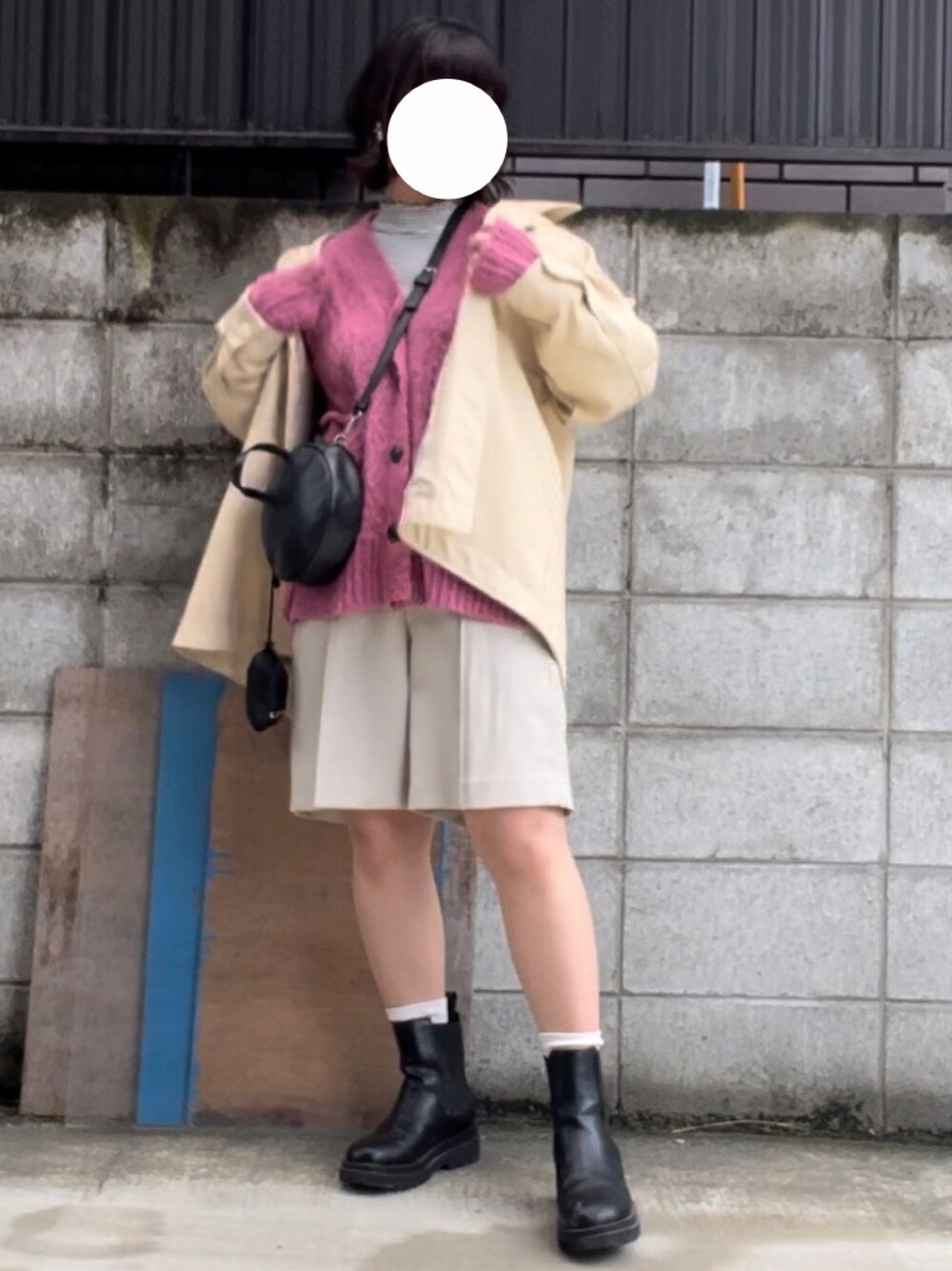 Chico(チコ)の「エコレザーCPOシャツジャケット(ミリタリー Chico(チコ)の「エコレザーCPOシャツジャケット(ミリタリー