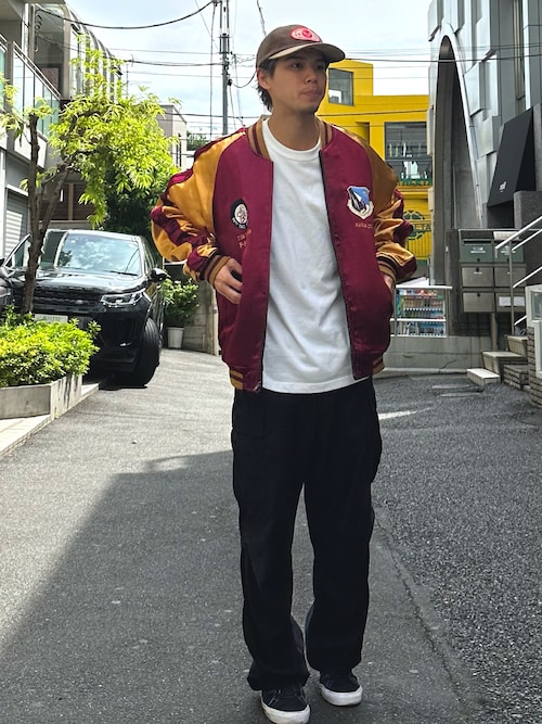 VELVETEEN SKA JACKET WHITE TIGER / ヴェルヴェティーン スカジャケット ホワイトタイガー / AVIREX / アヴィレックス