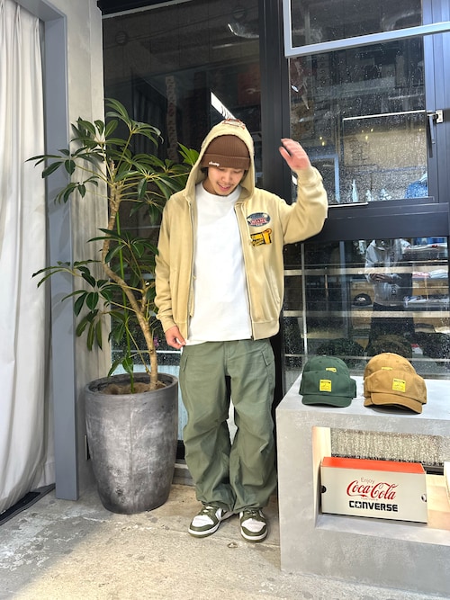 LONG SLEEVE FADE MIAMI PATCH PARKA / 長袖 フェード マイアミ パッチ パーカー / AVIREX / アヴィレックス