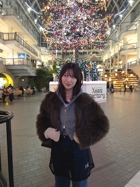 「アイテム（キャミソール）」を使った、shihokoさん（レディース・168cm）の冬コーディネート