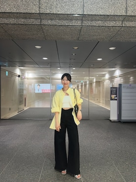 「アイテム（デニムパンツ）」を使った、shihokoさん（レディース・168cm）の夏コーディネート