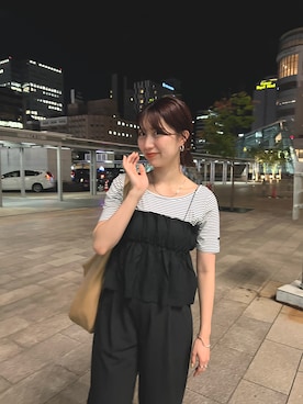 「キャミビスチェ」｜shihokoさん（レディース・166cm）の夏コーディネート