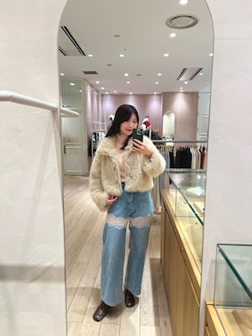 「アイテム（その他アウター）」を使った、shihokoさん（レディース・168cm）の冬コーディネート