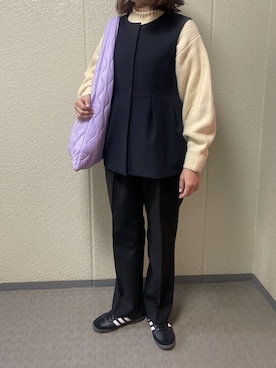「THE SHINZONE（ザ　シンゾーン）のアイテム」を使った、munmun☺︎さん（骨格ウェーブ・レディース・160cm）の冬コーディネート