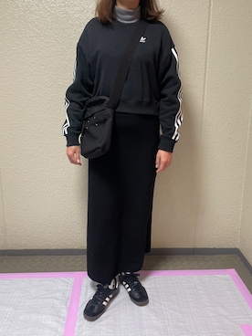 「FRAMeWORK（フレームワーク）のアイテム（スカート）」を使った、munmun☺︎さん（レディース・160cm）の冬コーディネート