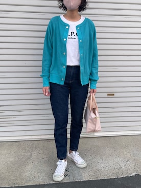 munmun☺︎さん（レディース・160cm）の春コーディネート