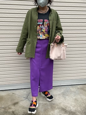 munmun☺︎さん（レディース・160cm）の春コーディネート