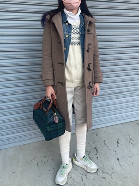 munmun☺︎さん（レディース・160cm）の冬コーディネート