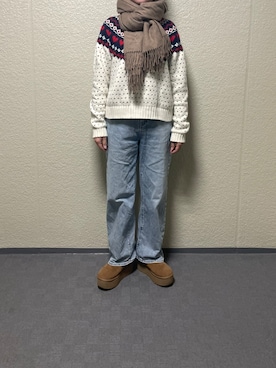 munmun☺︎さん（レディース・160cm）の冬コーディネート