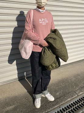 「STELLA McCARTNEY（ステラマッカートニー）のアイテム（スニーカー）」を使った、munmun☺︎さん（レディース・160cm）の冬コーディネート