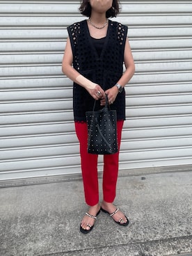 「MARLON FIRENZE（マーロンフィレンツェ）のアイテム」を使った、munmun☺︎さん（レディース・160cm）の夏コーディネート