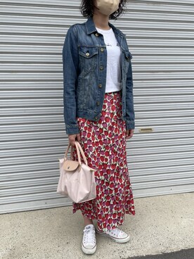 munmun☺︎さん（レディース・160cm）の春コーディネート