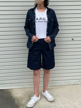 munmun☺︎さん（レディース・160cm）の夏コーディネート