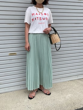 munmun☺︎さん（レディース・160cm）の夏コーディネート