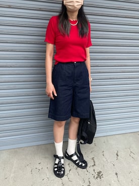 munmun☺︎さん（レディース・160cm）の夏コーディネート