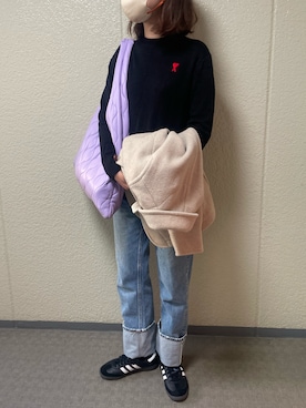 「BLACK BY MOUSSY（ブラックバイマウジー）のアイテム」を使った、munmun☺︎さん（骨格ウェーブ・レディース・160cm）の秋コーディネート