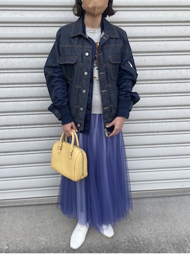 munmun☺︎さん（レディース・160cm）の春コーディネート